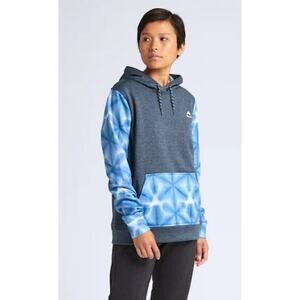 Burton Oak Technical Pullover Sweatshirt Sz M Tie-Dye French Terry Sweat Wicking